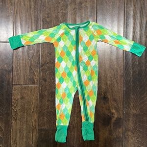 Little Sleepies VGUC dragon scales print 0-3 months